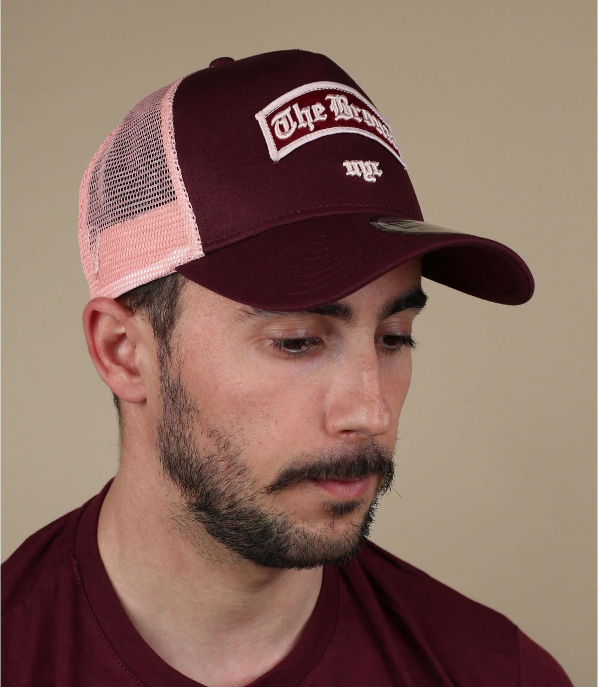 bordeaux bronx trucker Trucker Borough Bronx burgundy